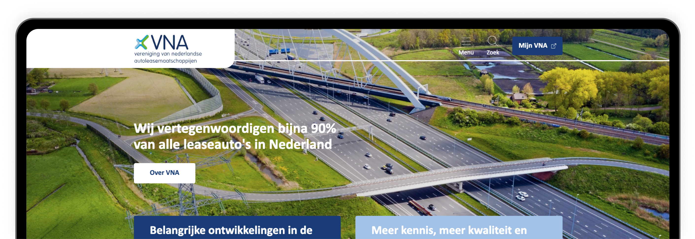 Desktop website VNA