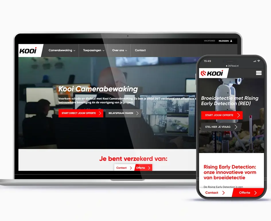 Website voor Kooi
