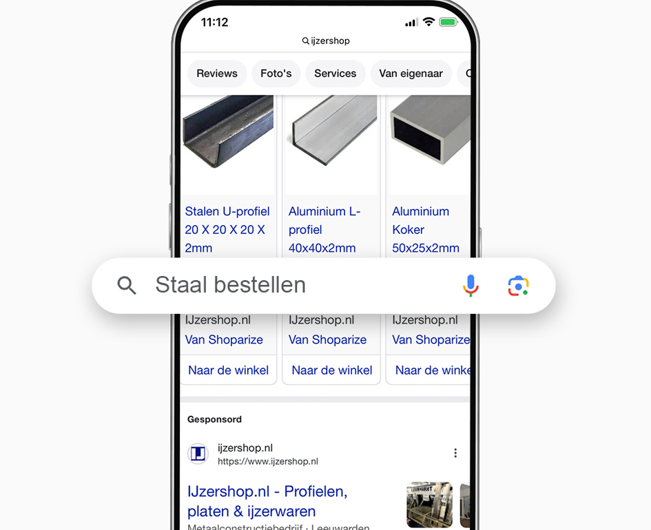 Tablet webshop